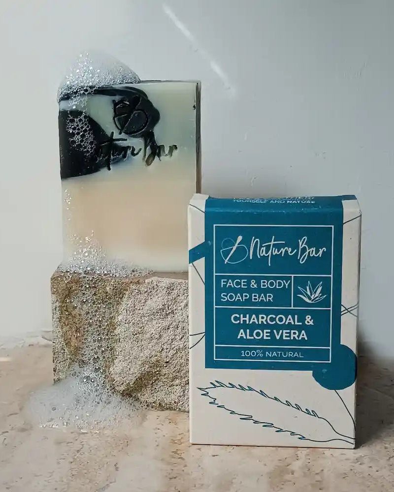 Charcoal & Aloe Vera (gezichts)zeep