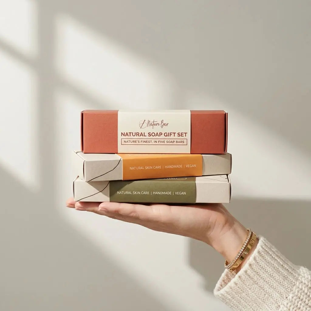 Natuurlijke zeep cadeauset