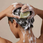 Balans shampoo bar close-up - sulfaatvrije vaste shampoo met heermoes voor vet haar