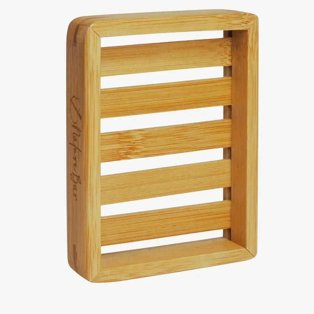 Bamboo soap dish